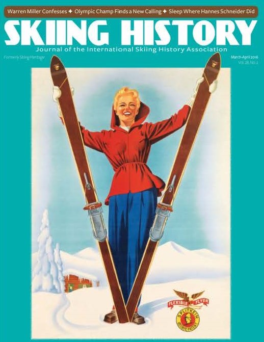 cover of skiing history magazine 